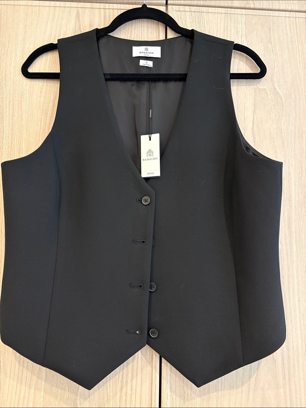 Babaton Deniro Vest NWT